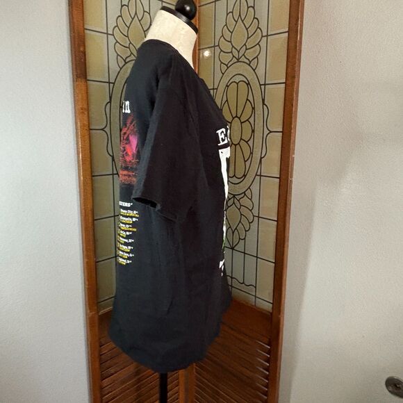 Ed Sheeran Shirt Black Blue Mathematics 2023 Tour Concert Size L - Picture 2 of 10